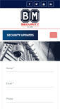Mobile Screenshot of bmsecurity.com