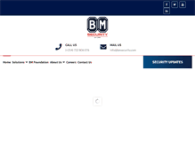 Tablet Screenshot of bmsecurity.com